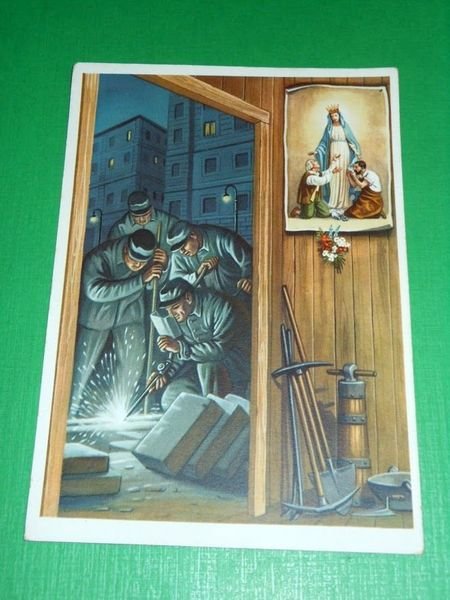 Cartolina Nuova Olonio - Ricovero Madonna del Lavoro 1945 ca …