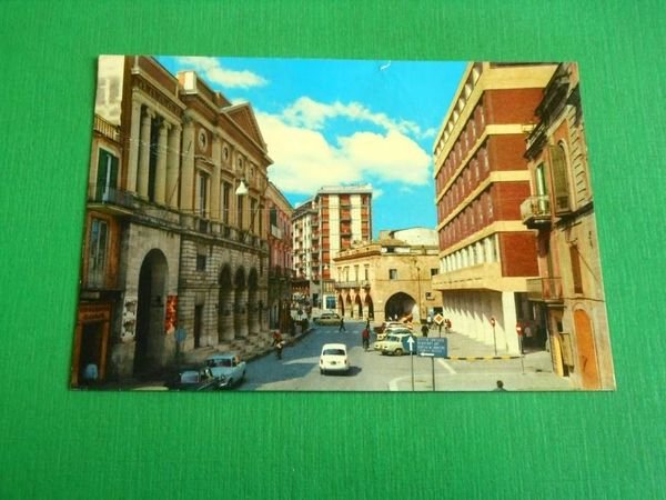 Cartolina Barletta - Corso Vittorio Emanuele - Teatro Curci 1972 | Immagine Gallery 1