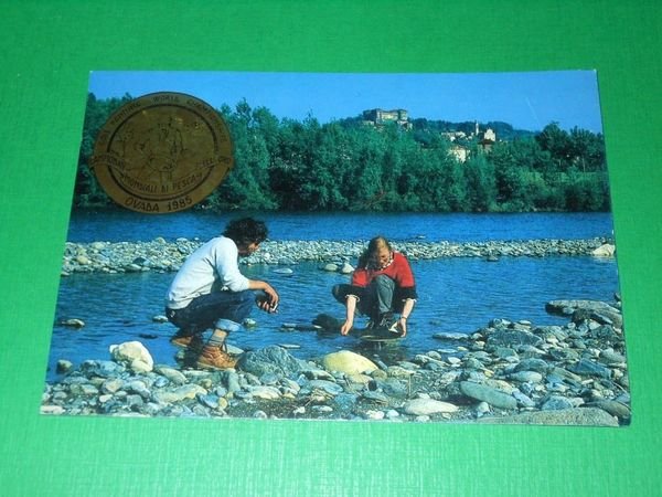 Cartolina Ovada - Campionati Mondiali di Pesca 1985