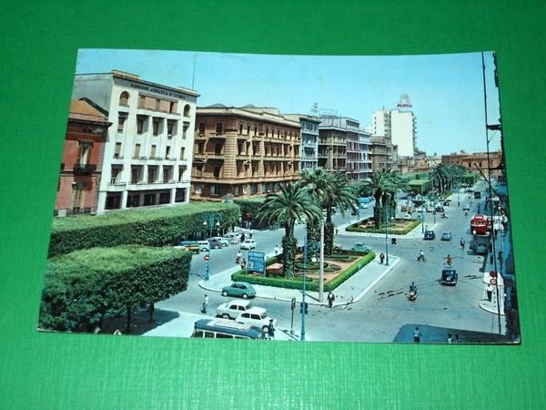 Cartolina Bari - Corso Cavour 1960