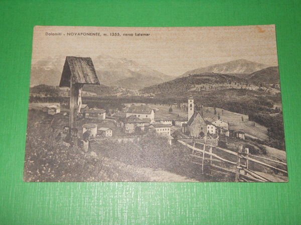 Cartolina Dolomiti - Nova Ponente ( Bolzano ) - Veduta …