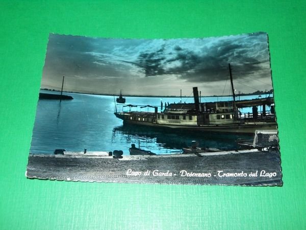 Cartolina Lago di Garda - Desenzano - Tramonto sul Lago …