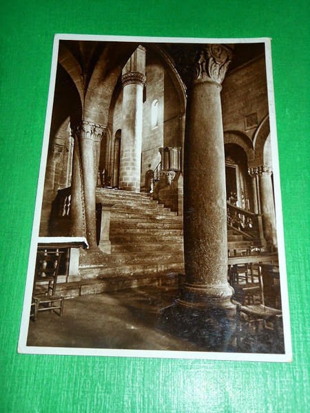 Cartolina Viterbo - Chiesa di S. Sisto - Interno 1941.