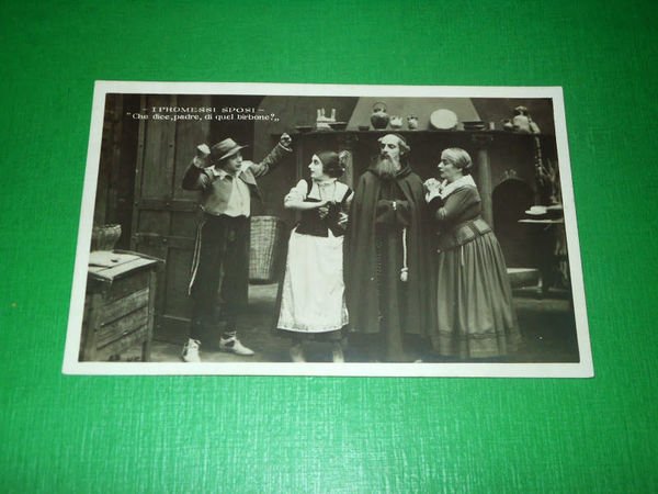 Cartolina Cinema Teatro - I promessi sposi - Una scena …