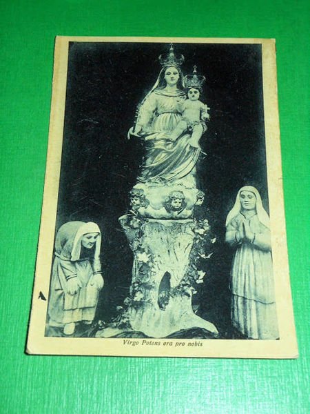 Cartolina Moncrivello Cigliano (Vercelli) Santuario del Trompone Virgo Potens #1