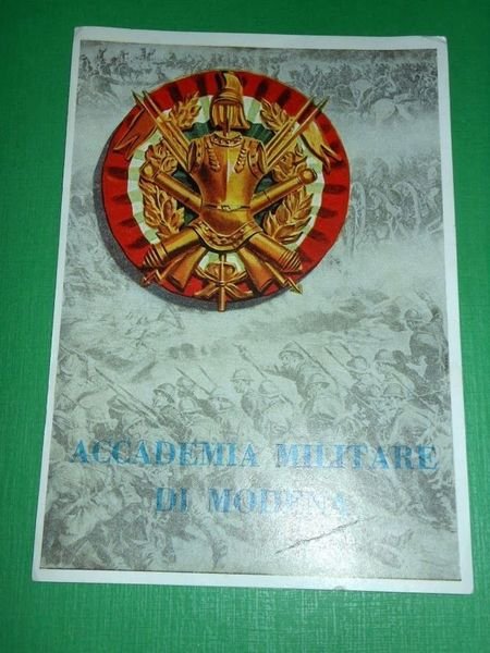 Cartolina Accademia Militare di Modena - Stemma 1960 ca.