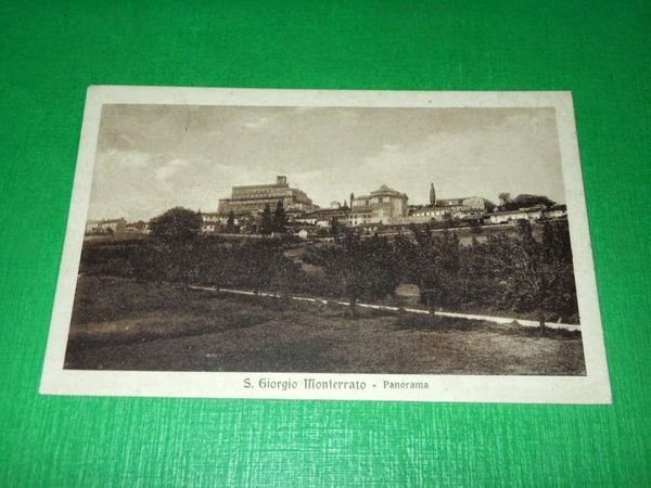 Cartolina San Giorgio Monferrato - Panorama 1917.