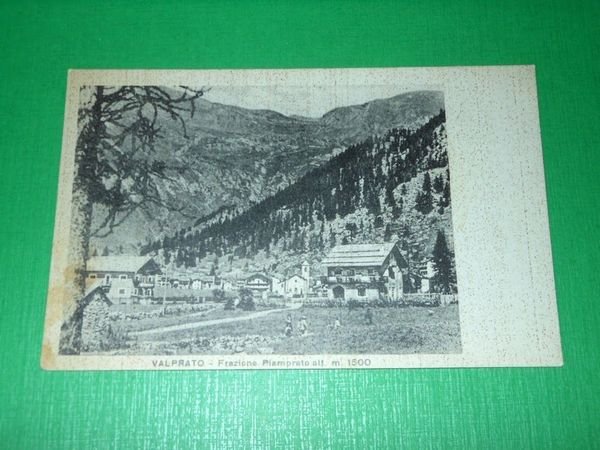 Cartolina Valprato - Frazione Piamprato - Panorama 1943.