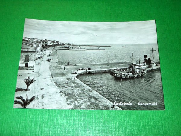 Cartolina Carloforte - Lungomare 1960 ca.