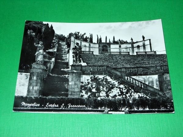 Cartolina Monselice - Esedra S. Francesco 1960 ca.