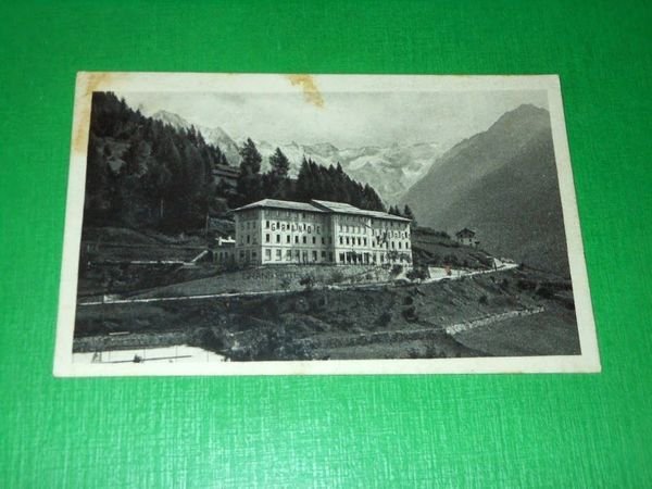 Cartolina Ponte di Legno - Il Grande Albergo 1931.