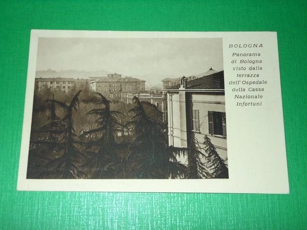 Cartolina Bologna - Panorama dall' Ospedale della Cassa Nazionale Infortuni …