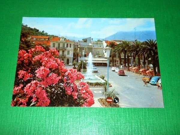 Cartolina Borghetto Santo Spirito - Piazza della Libertà 1975 ca. | Immagine principale