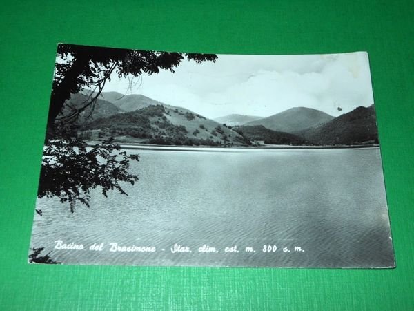 Cartolina Bacino del Brasimone - Veduta 1971.