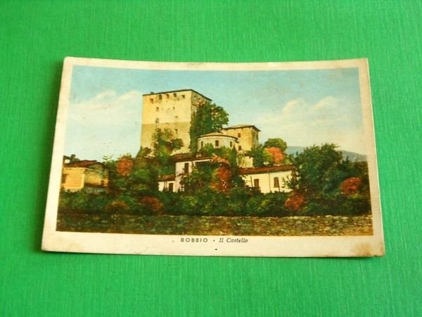 Cartolina Bobbio - Il Castello 1943. - Cartolina