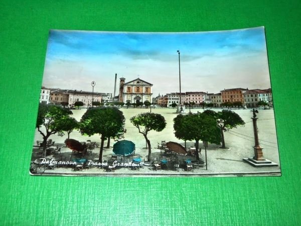 Cartolina Palmanova - Piazza Grande 1954.
