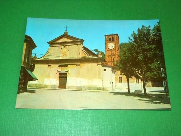 Cartolina Scarnafigi ( Cuneo ) - Chiesa parrocchiale Maria Vergine …