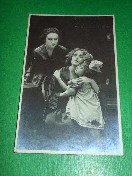 Cartolina Cinema Muto Pina Menichelli e Marcella Sabbatini in La …