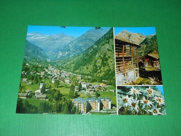 Cartolina Panorama di Alagna Valsesia - Le caratteristiche baite di … | Immagine principale