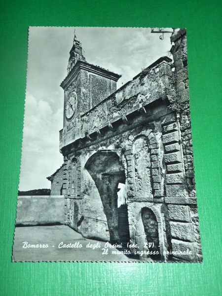 Cartolina Bomarzo - Castello degli Orsini - Il munito ingresso …