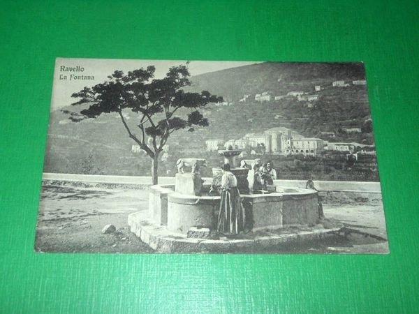 Cartolina Ravello - La Fontana 1916 | Immagine principale