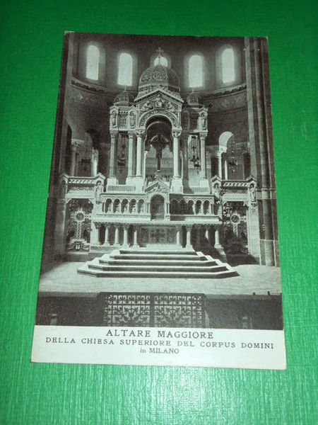 Cartolina Milano - Chiesa Sup. del Corpus Domini - Altare …
