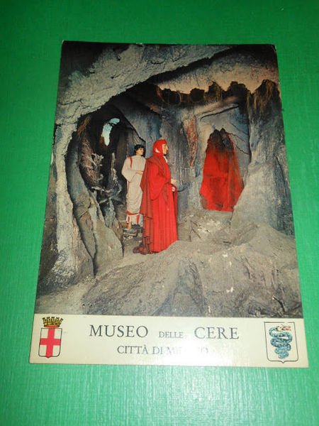 Cartolina Città di Milano - Museo delle Cere - Dante …