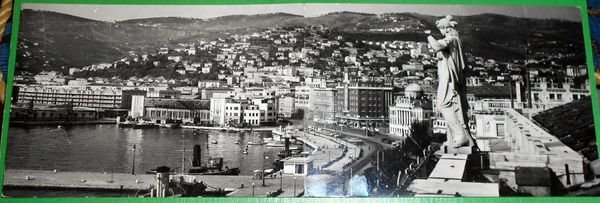 Cartolina doppia Trieste - Panorama 1960 ca.