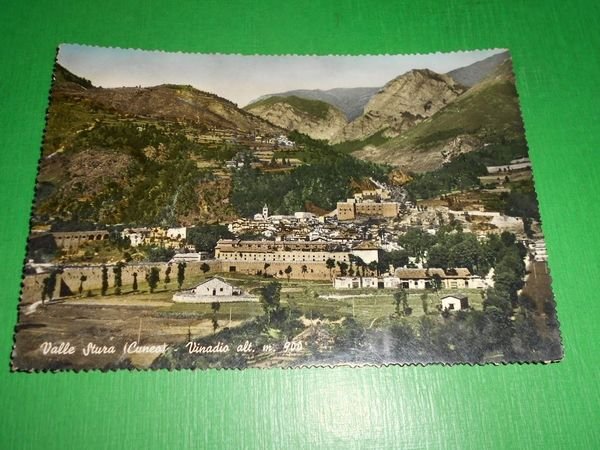 Cartolina Valle Stura ( Cuneo ) - Vinadio 1960 ca.