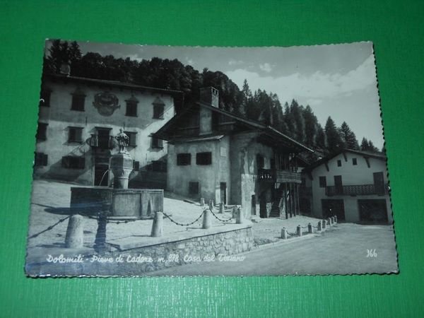 Cartolina Dolomiti - Pieve di Cadore - Casa del Tiziano …