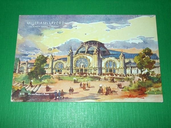 Cartolina Esposizione di Milano 1906 - Galleria del Lavoro n. …