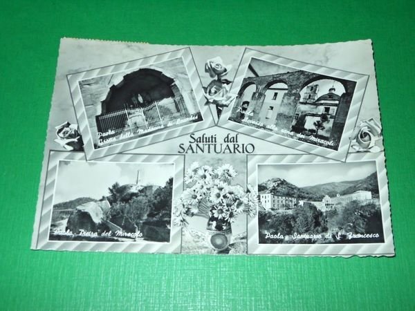 Cartolina Saluti dal Paola ( Cosenza ) - Vedute diverse …