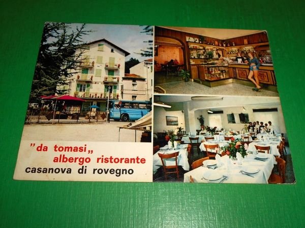 Cartolina Casanova di Rovegno ( Genova ) - Albergo Ristorante …