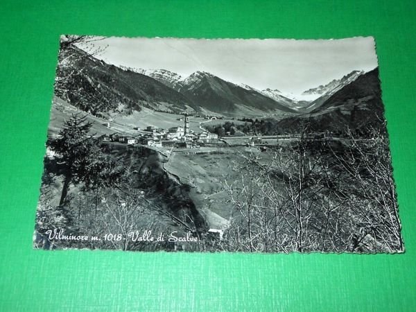 Cartolina Vilminore - Valle di Scalve - Veduta 1952