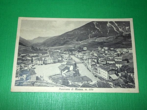 Cartolina Moena ( Trento ) - Panorama 1934
