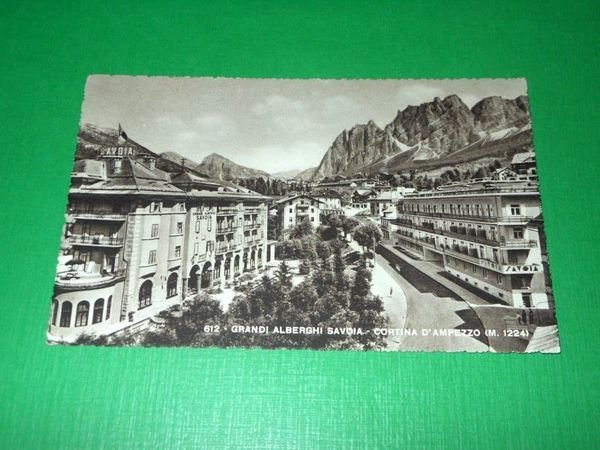 Cartolina Cortina d' Ampezzo - Grandi Alberghi 1952 | Immagine Gallery 1