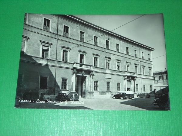 Cartolina Pesaro - Liceo Musicale G. Rossini 1955 ca