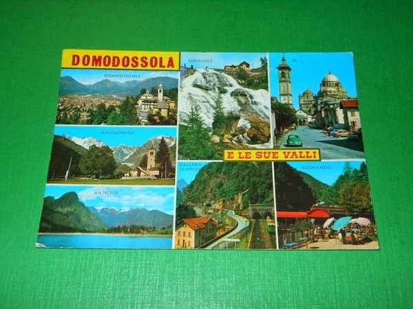 Cartolina Domodossola e le sue valli - Vedute diverse 1985