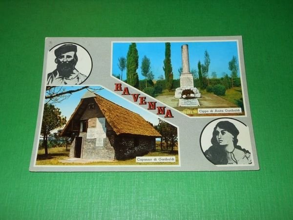 Cartolina Ravenna - Capanno di Garibaldi - Cippo di Anita …