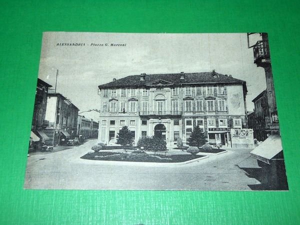 Cartolina Alessandria - Piazza G. Marconi 1950 ca
