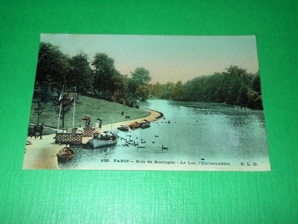 Cartolina Paris - Bois de Boulogne - Le Lac l' …