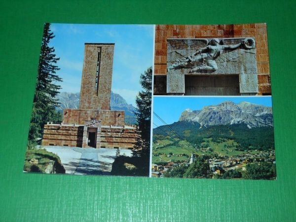 Cartolina Dolomiti - Cortina - Sacrario Militare - Vedute diverse …