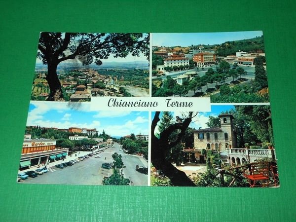 Cartolina Chianciano Terme - Vedute diverse 1962.
