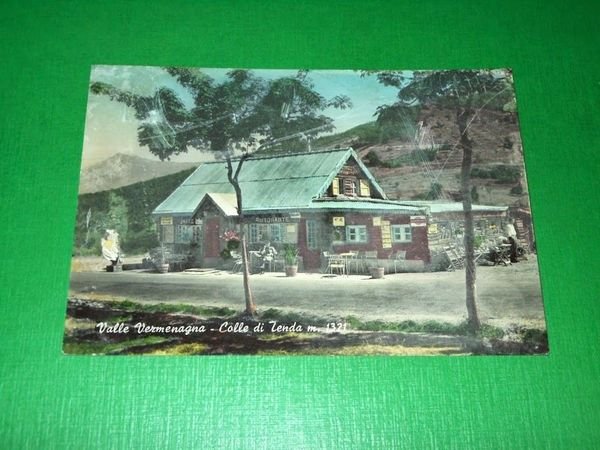 Cartolina Valle Vermenagna - Colle di Tenda 1961.
