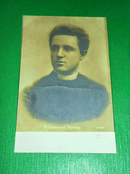 Cartolina Ritratto di Lorenzo Perosi 1910 ca.
