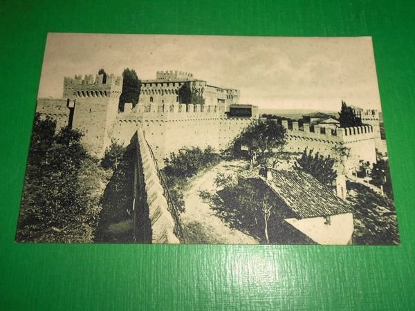 Cartolina Gradara - Il Castello 1925 ca.