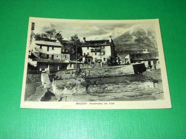 Cartolina Mozzio - Panorama 1945 ca.
