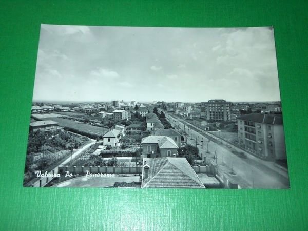Cartolina Valenza Po - Panorama 1955 ca.