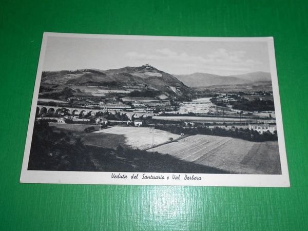 Cartolina Stazzano - Veduta del Santuario e Val Borbera 1940 …