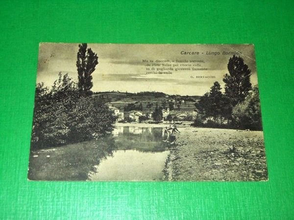 Cartolina Carcare - Lungo Bormida 1931.